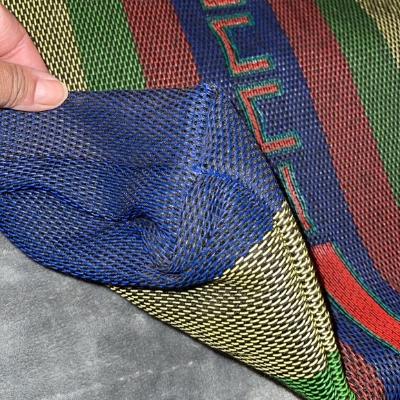 Preloved Gucci woven rubber tote bag excellent condition 16”X17” every day use - Picture 4 of 12